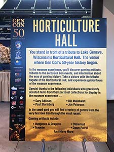 Horticultural Hall Sign